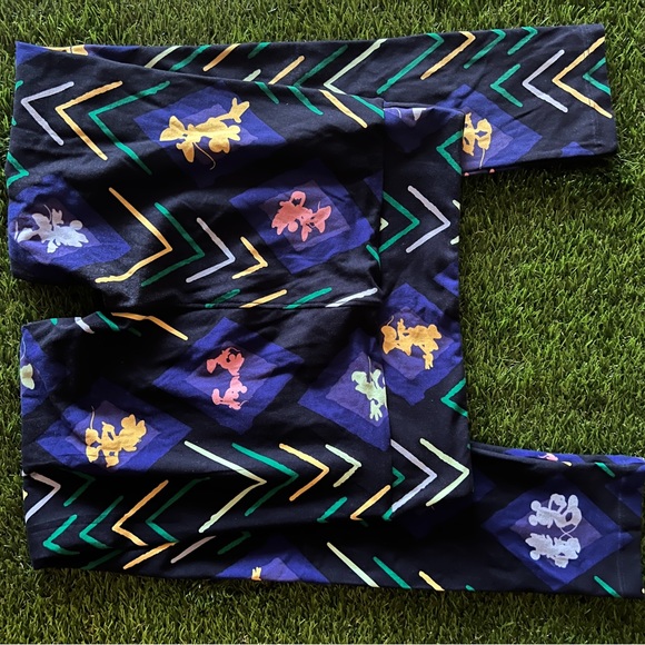 LuLaRoe Disney Minnie & Mickey Mouse Leggings OS - Picture 5 of 6